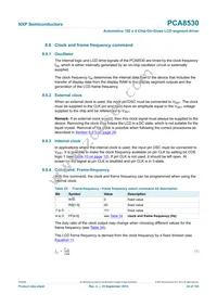 PCA8530DUG/DAZ Datasheet Page 22