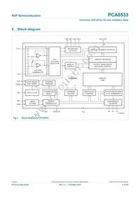 PCA8533U/2DD/2 Datasheet Page 3