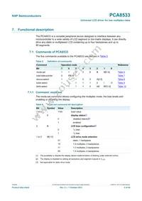 PCA8533U/2DD/2 Datasheet Page 5