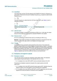 PCA8533U/2DD/2 Datasheet Page 18