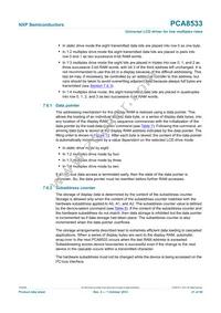 PCA8533U/2DD/2 Datasheet Page 21