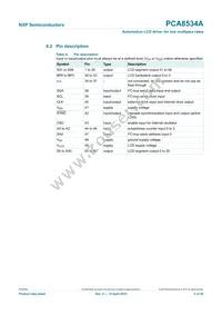 PCA8534AH/Q900/1 Datasheet Page 5