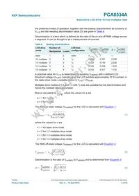 PCA8534AH/Q900/1 Datasheet Page 8