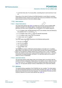 PCA8534AH/Q900/1 Datasheet Page 21