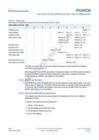 PCA8536AT/Q900/1 Datasheet Page 22