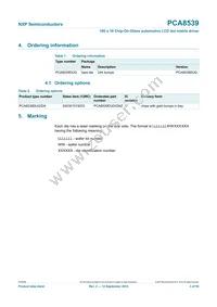 PCA8539DUG/DAZ Datasheet Page 3