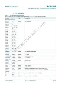 PCA8539DUG/DAZ Datasheet Page 6