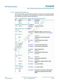 PCA8539DUG/DAZ Datasheet Page 11