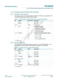 PCA8539DUG/DAZ Datasheet Page 19