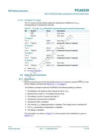 PCA8539DUG/DAZ Datasheet Page 21