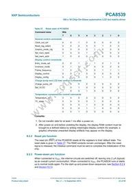 PCA8539DUG/DAZ Datasheet Page 22