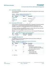 PCA8547AHT/AY Datasheet Page 9