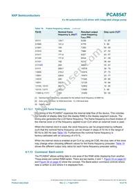 PCA8547AHT/AY Datasheet Page 14