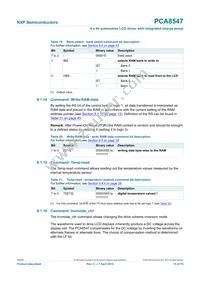 PCA8547AHT/AY Datasheet Page 15