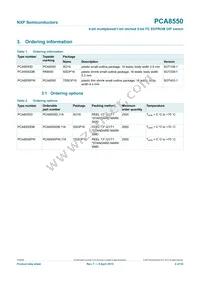 PCA8550PW/DG Datasheet Page 2