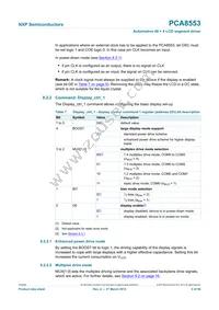 PCA8553DTT/AJ Datasheet Page 8