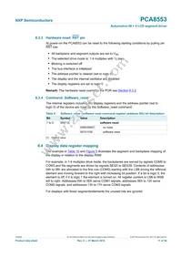 PCA8553DTT/AJ Datasheet Page 11