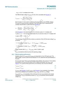 PCA8553DTT/AJ Datasheet Page 17