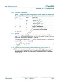 PCA8561BHN/AY Datasheet Page 9