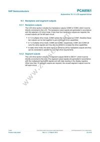 PCA8561BHN/AY Datasheet Page 23