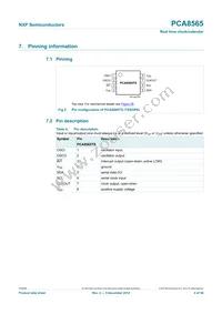 PCA8565BS/1 Datasheet Page 4