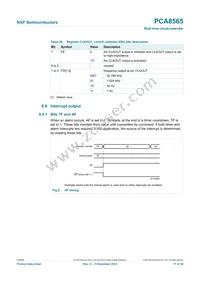 PCA8565BS/1 Datasheet Page 17