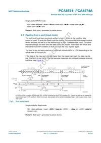 PCA8574ATS Datasheet Page 9