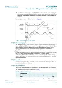 PCA8576DU/2DA/Q2 Datasheet Page 21