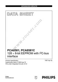PCA8581T/6 Datasheet Cover