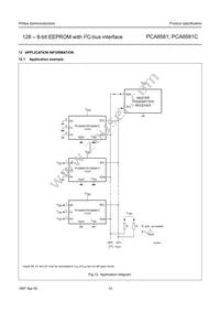 PCA8581T/6 Datasheet Page 12