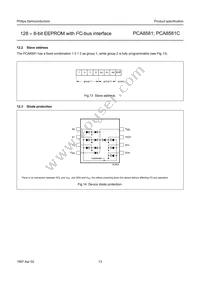PCA8581T/6 Datasheet Page 13