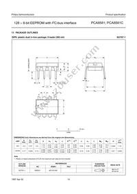 PCA8581T/6 Datasheet Page 14