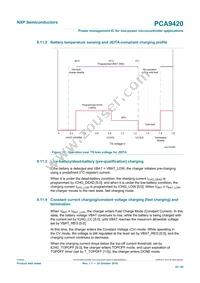 PCA9420UKZ Datasheet Page 20