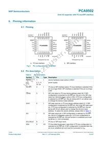 PCA9502BS Datasheet Page 3
