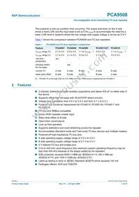 PCA9508D Datasheet Page 2