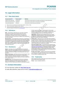 PCA9508D Datasheet Page 20