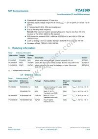 PCA9509DP/DG Datasheet Page 2