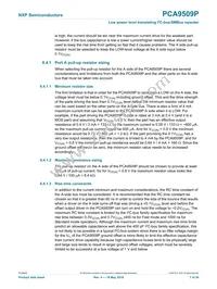 PCA9509PGM Datasheet Page 7