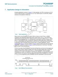 PCA9509PGM Datasheet Page 8