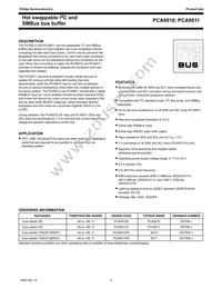 PCA9510D Datasheet Page 2