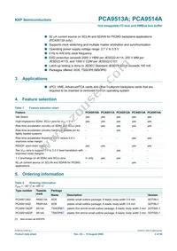 PCA9514AD Datasheet Page 2