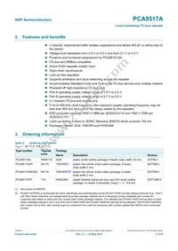 PCA9517AD Datasheet Page 2