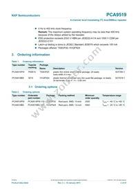 PCA9519PW Datasheet Page 2