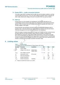 PCA9522DP Datasheet Page 5