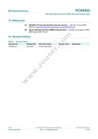 PCA9522DP Datasheet Page 17