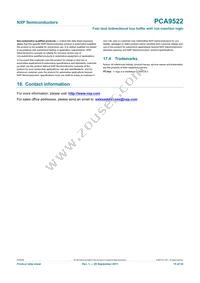 PCA9522DP Datasheet Page 19