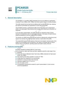 PCA9525DP Datasheet Cover