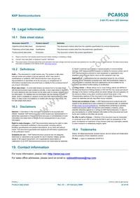 PCA9530D Datasheet Page 23