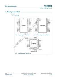 PCA9532PW/S908 Datasheet Page 3