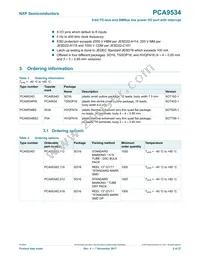 PCA9534D Datasheet Page 2
